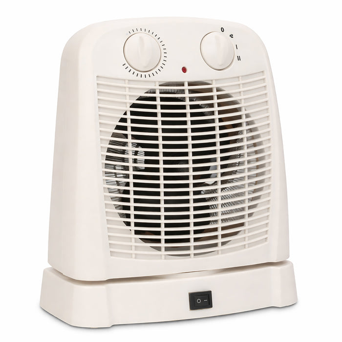 Sheffield Upright Fan Heater with Thermostat Control - 2000W, Oscillating