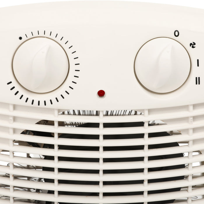 Sheffield Upright Fan Heater with Thermostat Control - 2000W, Oscillating