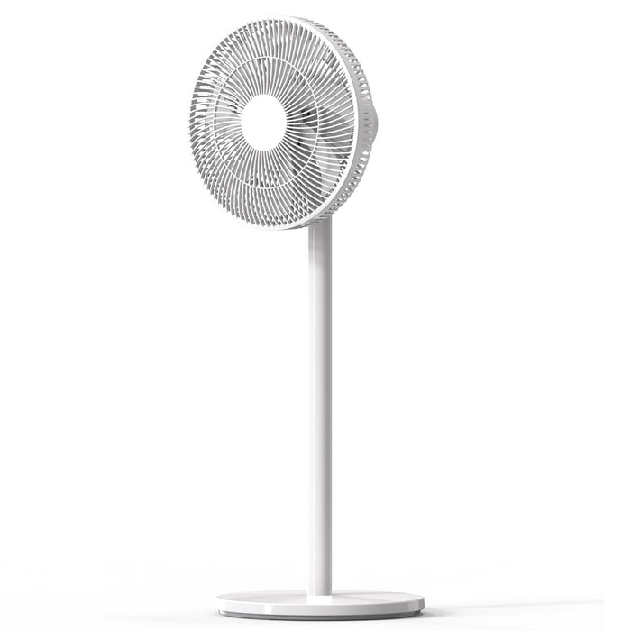 Sheffield Pedestal Fan – White | 12-Speed DC Motor with Remote