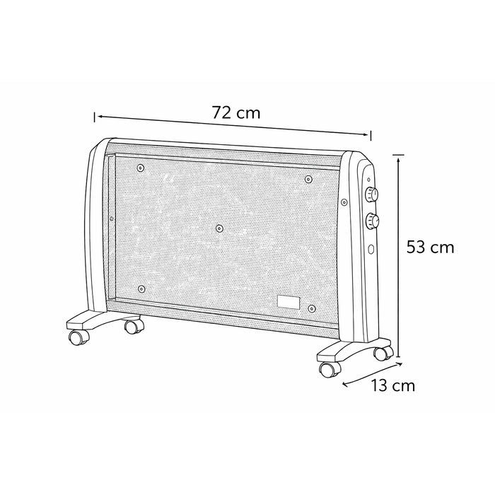 Sheffield Mica Heater, Black