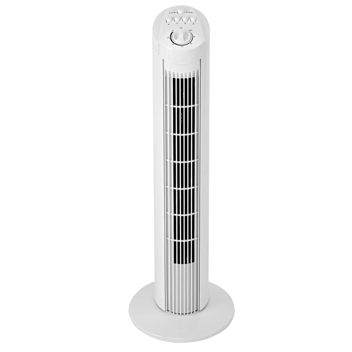 Sheffield White Tower Fan – 3-Speed Slimline Cooling Fan
