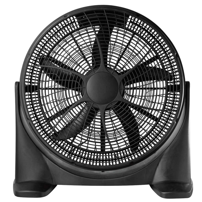Sheffield High Velocity Floor Fan – 100W Black | Tilt Adjustable