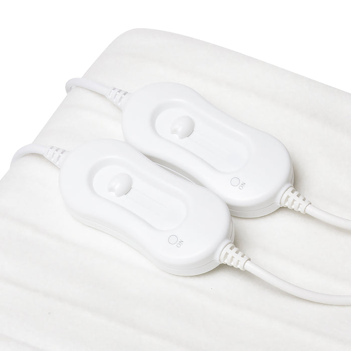 Sheffield Electric Blanket | Queen Size | Dual Controllers | 3 Heat Settings | Machine Washable