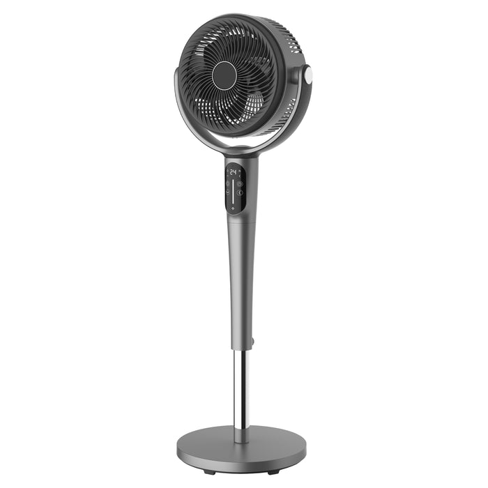 Sheffield Pedestal Fan with 24 Speeds & LCD Display - Grey