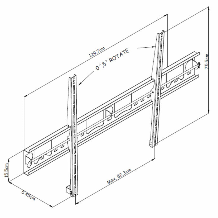 PLAW5100 Mega Hold TV Bracket by Tauris™ -Home Living Store - -  