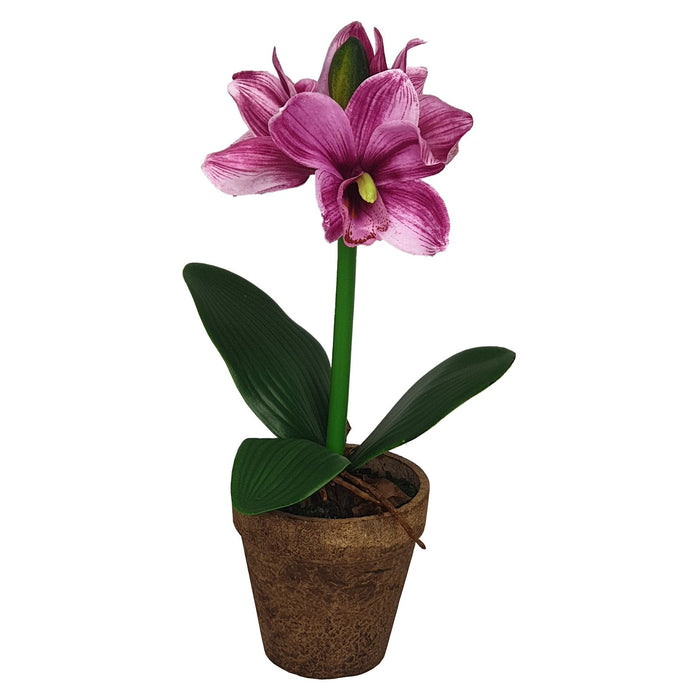 Pink Flower Plant 40cm Artificial Plant by Criterion -Home Living Store - -  