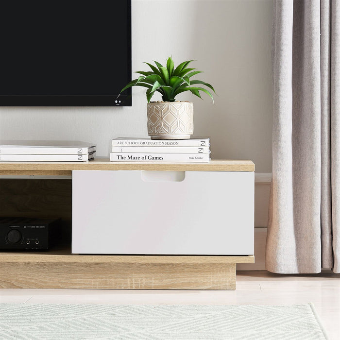RIO2200LL OAK Entertainment Unit by Tauris­™ -Home Living Store - -  