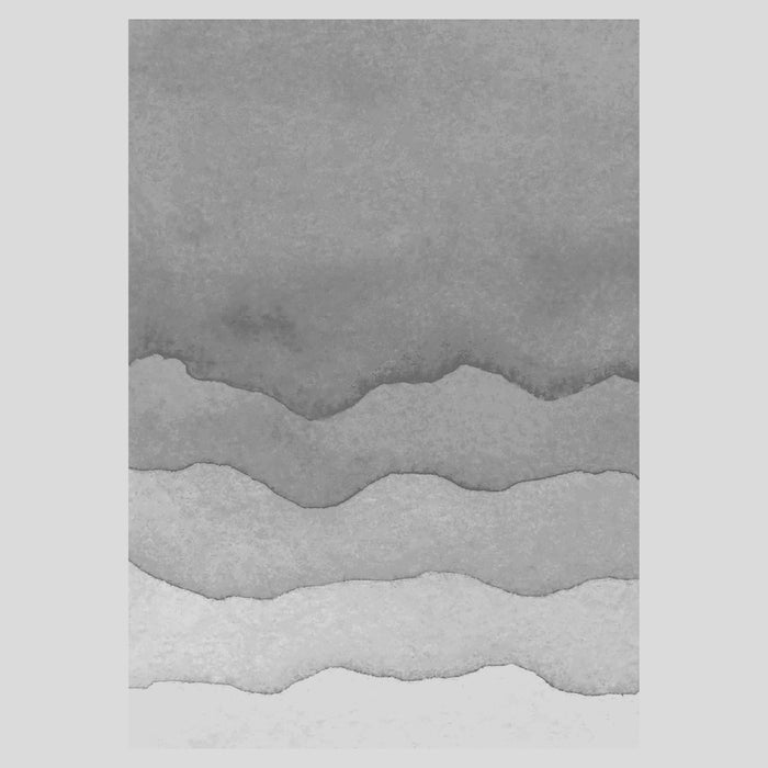 Abstract Printed Microfibre Rug - Grey | 160 x 240cm by Urban Style