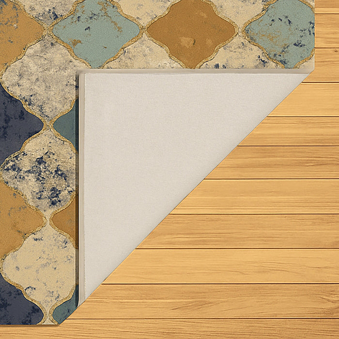 Bazaar Printed Microfibre Rug - Turkish Tiles | 160x240cm by Urban Style