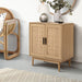 Rattan Buffet Sideboard Cabinet Storage Hallway Table Kitchen Cupboard -Home Living Store - -  