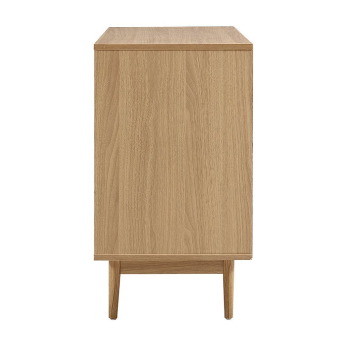 Rattan Buffet Sideboard Cabinet Storage Hallway Table Kitchen Cupboard -Home Living Store - -  