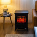 Electric Fireplace Heater w/ Real Flame Effect & 2 Heat Settings -Home Living Store - -  