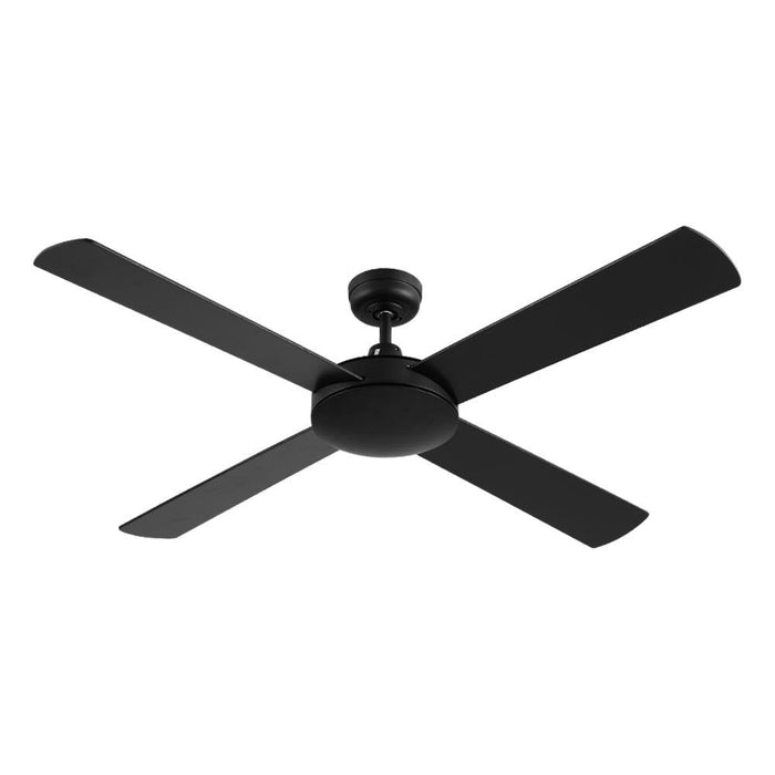 Devanti 52'' Ceiling Fan w/Remote - Black -Home Living Store - -  
