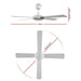 Devanti 52'' Ceiling Fan w/Remote - White -Home Living Store - -  