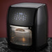 14L Digital Turbo Air Fryer Cooker w/ Rolling Cage/Rotisserie-#product_category#-Home Living Store