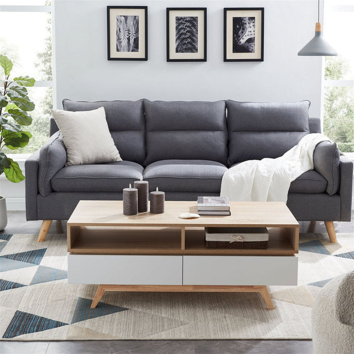 SILVERTON Coffee Table Oak by Criterion™ -Home Living Store - -  