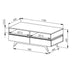 SILVERTON Coffee Table Oak by Criterion™ -Home Living Store - -  