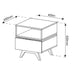 SILVERTON End Table Oak Grey by Criterion - Home Living Store - End Table