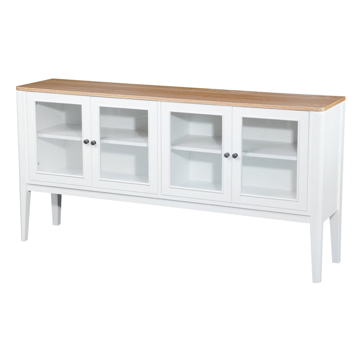 Criterion Sorrento Buffet, Side Board 1800mm Semi-Assembled White Oak Veneer