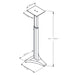 SP148 Adjustable Modern Speaker Stand by Tauris™ -Home Living Store - -  