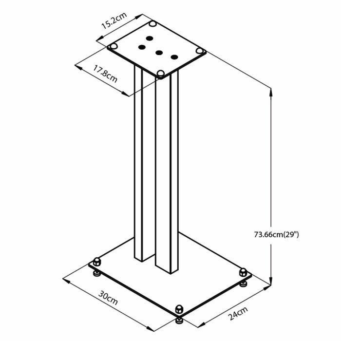 SP199-29 Modern Speaker Stand by Tauris™ -Home Living Store - -  