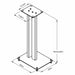 SP199-38 Modern Speaker Stand by Tauris™ -Home Living Store - -  