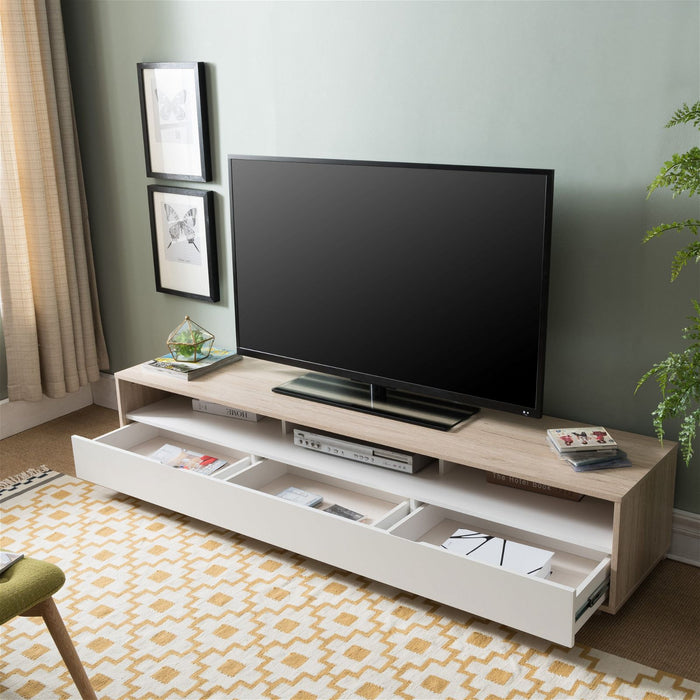 SUAVE1800 Entertainment Unit Oak by Tauris™ -Home Living Store - -  