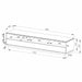 SUAVE1800 Entertainment Unit Oak by Tauris™ -Home Living Store - -  