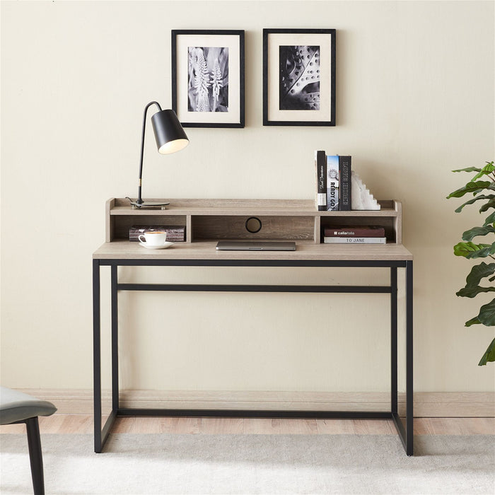 Sally Office Desk 1200, Grey Wash Oak by Woodstock™ -Home Living Store - -  