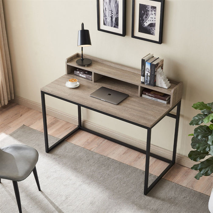 Sally Office Desk 1200, Grey Wash Oak by Woodstock™ -Home Living Store - -  