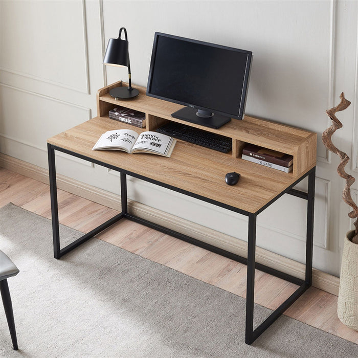 Sally Office Desk 1200, Light Oak by Woodstock™ -Home Living Store - -  