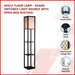 Shelf Floor Lamp - Shade Diffused Light Source with Open-Box Shelves -Home Living Store - -  