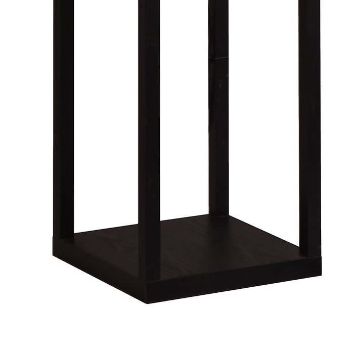 Shelf Floor Lamp - Shade Diffused Light Source with Open-Box Shelves -Home Living Store - -  