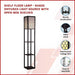 Shelf Floor Lamp - Shade Diffused Light Source with Open-Box Shelves -Home Living Store - -  