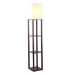 Shelf Floor Lamp - Shade Diffused Light Source with Open-Box Shelves -Home Living Store - -  