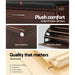 Shoe Bench Shoe Cabinet 15 Pairs Walnut Kyla -Home Living Store - -  