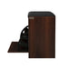 Shoe Bench Shoe Cabinet 15 Pairs Walnut Kyla -Home Living Store - -  