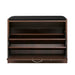 Shoe Bench Shoe Cabinet 15 Pairs Walnut Kyla -Home Living Store - -  