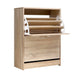 Shoe Cabinet Shoes Storage Rack 24 Pairs Organizer Shelf Cupboard Oak -Home Living Store - -  