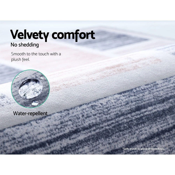 Short Pile Floor Rug 200x290cm Oblo -Home Living Store - -  