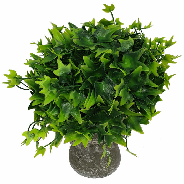 Shrub In Shaped Vase 24cm Artificial Plant by Criterion -Home Living Store - -  
