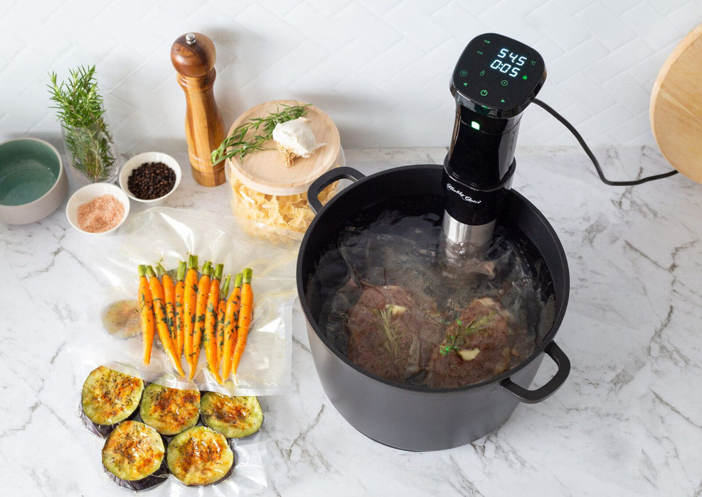 Sous Vide Precision Cooker with Touchscreen Display, WiFi app control 1100W -Home Living Store - -  