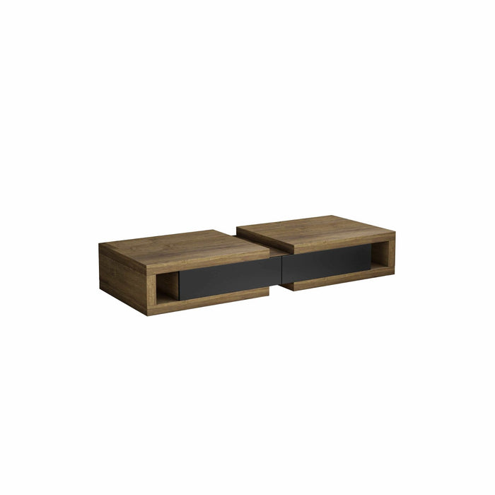 Split Expandable TV Cabinet 250cm Dark Oak by Tauris™ -Home Living Store - -  