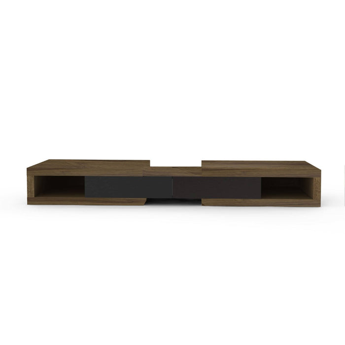 Split Expandable TV Cabinet 250cm Dark Oak by Tauris™ -Home Living Store - -  