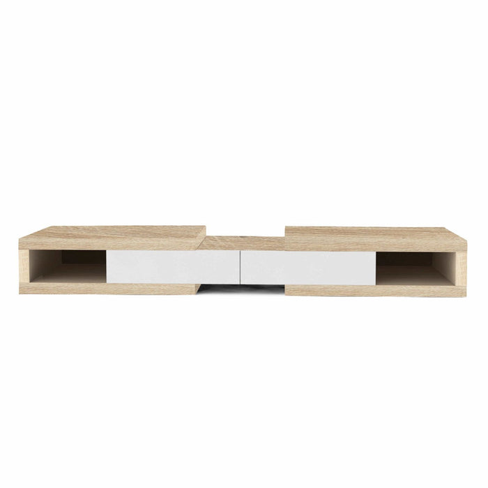Split Expandable TV Cabinet 250cm Light Oak by Tauris™ -Home Living Store - -  