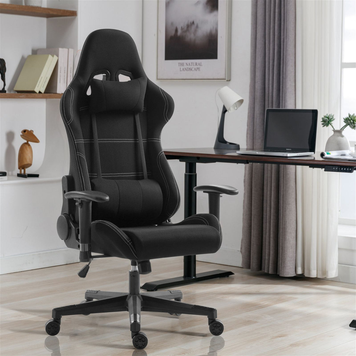 Adjustable arm gaming chair outlet