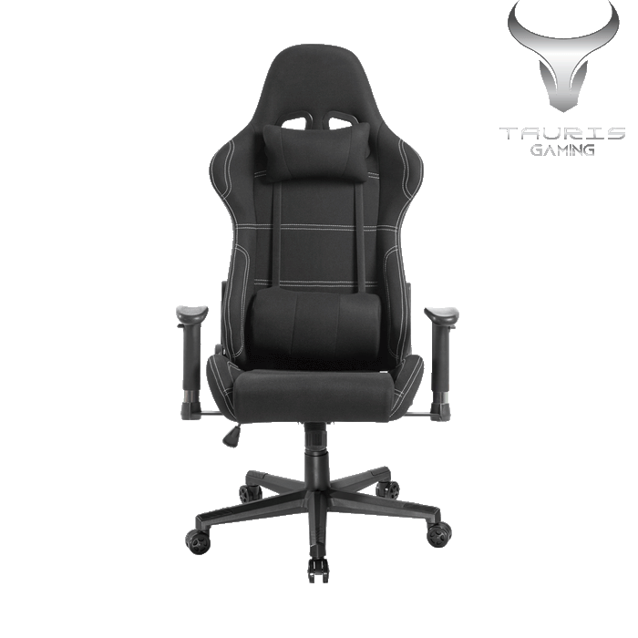 Stealth Ergonomic Gaming or Office Chair, adjustable arm rests, Black by Tauris -Home Living Store - -  