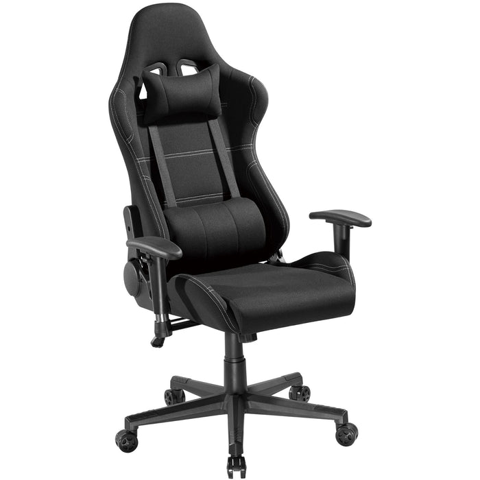 Stealth Ergonomic Gaming or Office Chair, adjustable arm rests, Black by Tauris -Home Living Store - -  