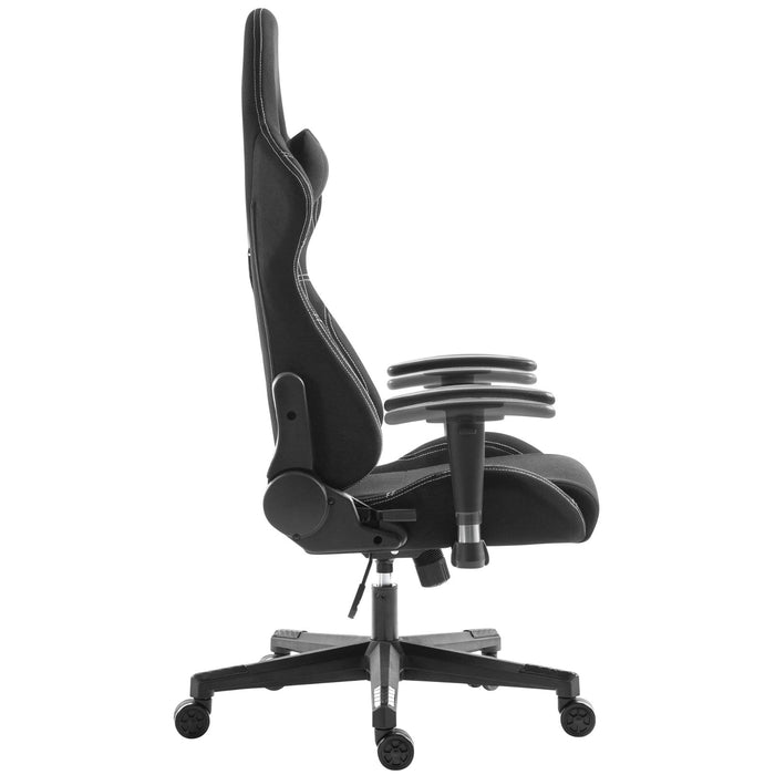 Stealth Ergonomic Gaming or Office Chair, adjustable arm rests, Black by Tauris -Home Living Store - -  