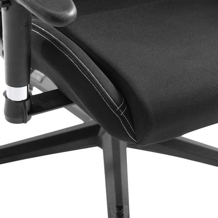 Stealth Ergonomic Gaming or Office Chair, adjustable arm rests, Black by Tauris -Home Living Store - -  